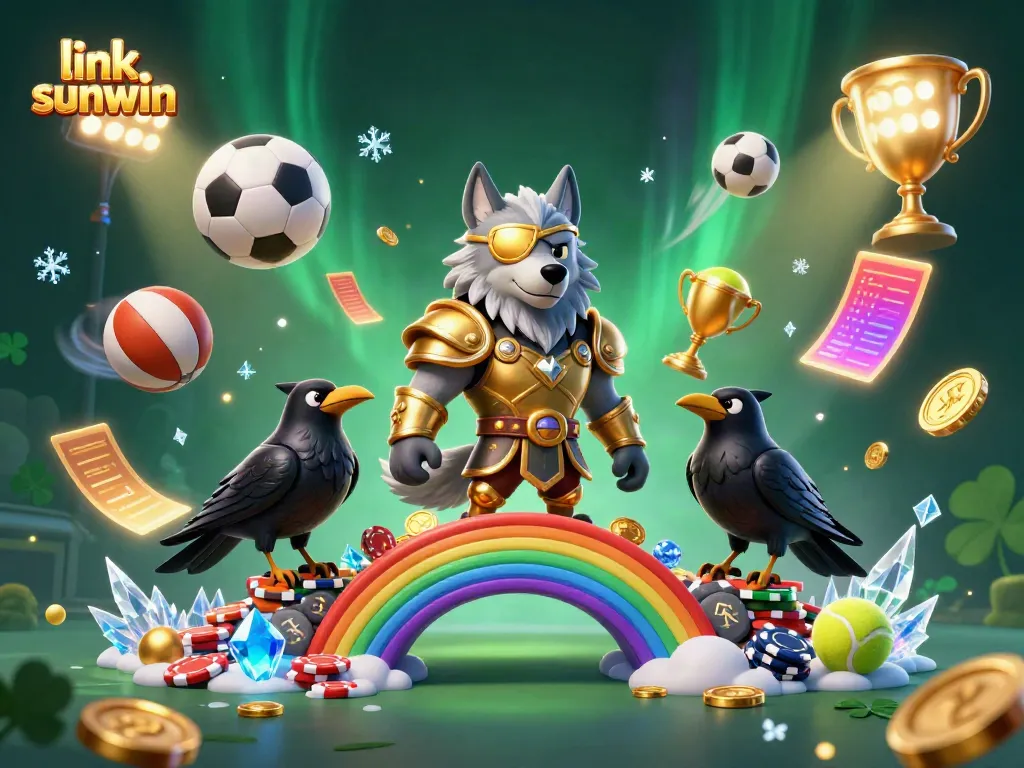 Experience thrilling gameplay with link sunwin at the heart of a vibrant casino scene.